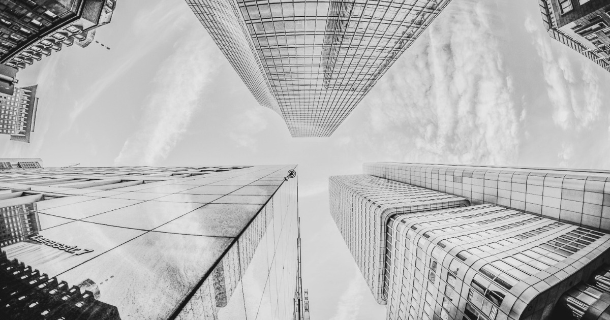 Building architecture looking up representing WordPress content structure and information design planning