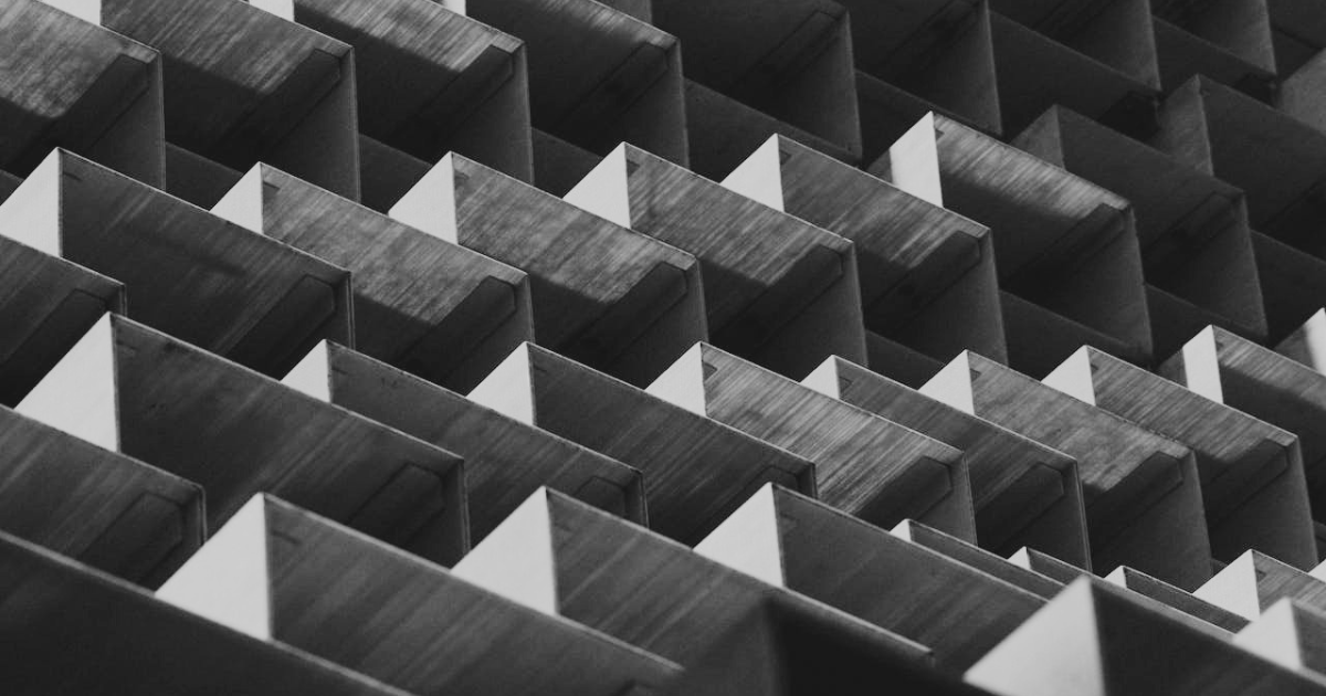 Abstract structure representing data flow and AI integration in owned WordPress platforms